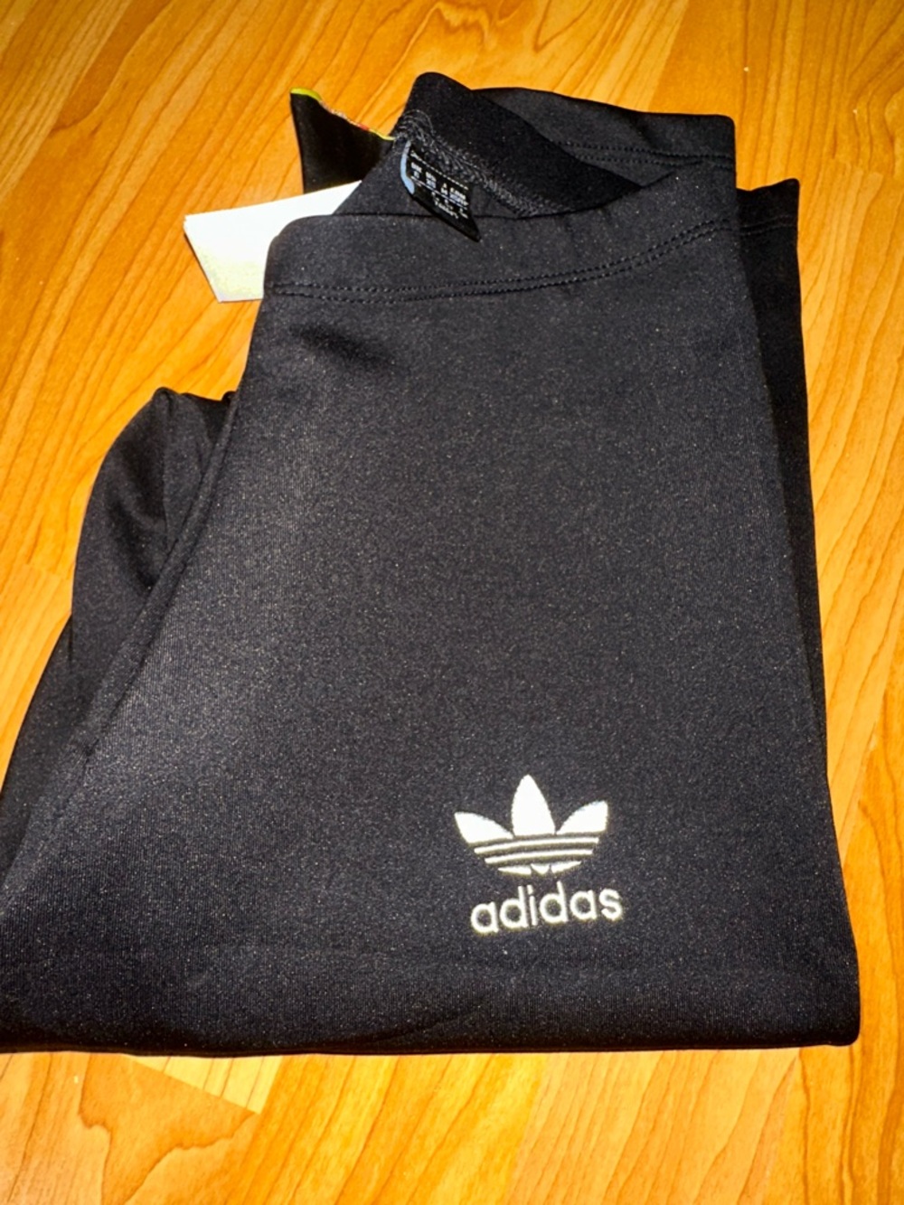 adidas Pharrell Williams Black Crewneck with Multicolor Trefoil